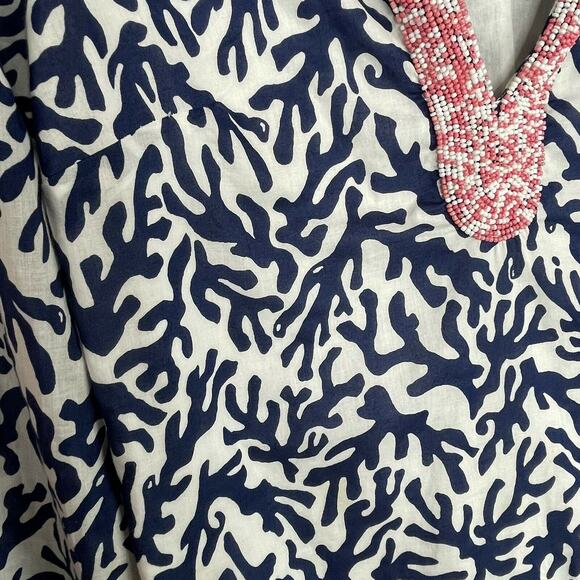 Lilly Pulitzer Courtney Navy Blue Treasure Tunic Dress Size XS - Picture 7 of 10